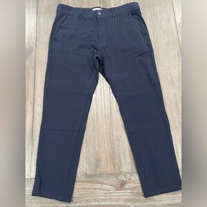 Denim & Flower mens navy blue dress pant size 34